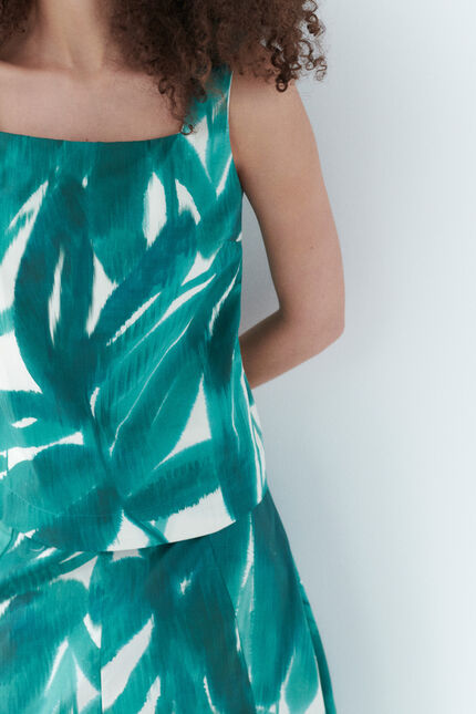 Blouse cavie2 vert emeraude femme