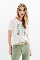 Taha t-shirt khaki green woman