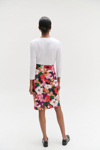 Jupe cerise violet femme