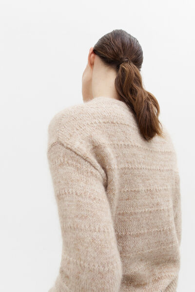 pull natalia camel femme