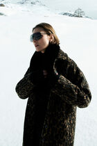 Ganderine coat beige woman