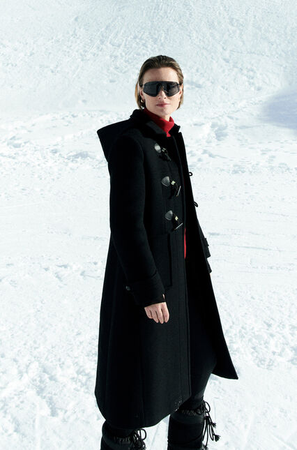 Manteau Ganville noir femme