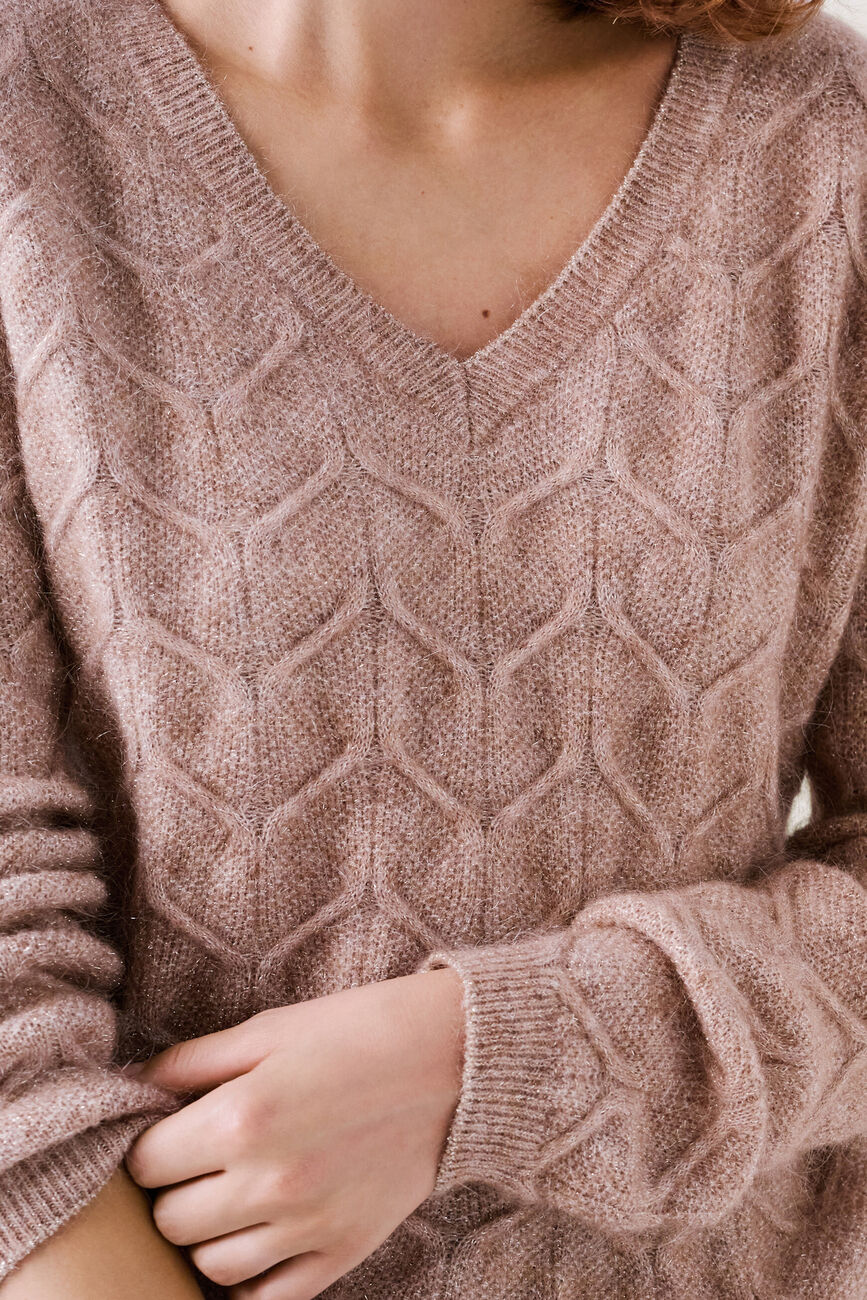 Sweater mstanley taupe woman