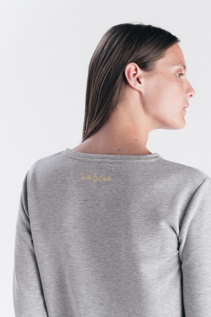 Sweatshirt Jason grijs vrouw