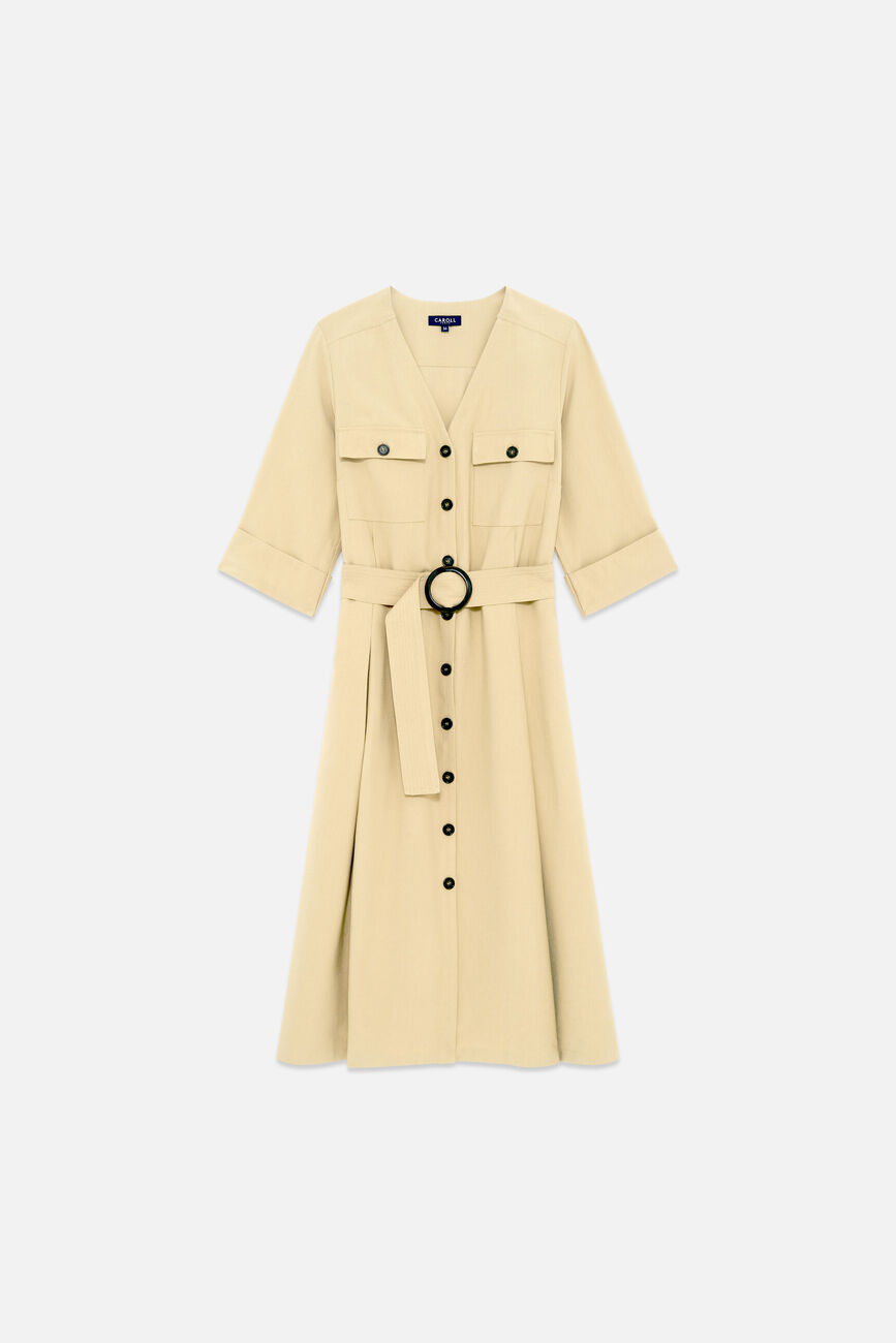 Robe Rsarah taupe femme