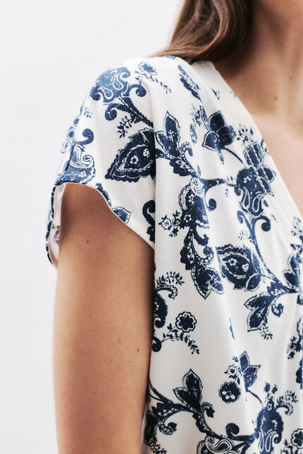 T-shirt Tikat naturfarben damen