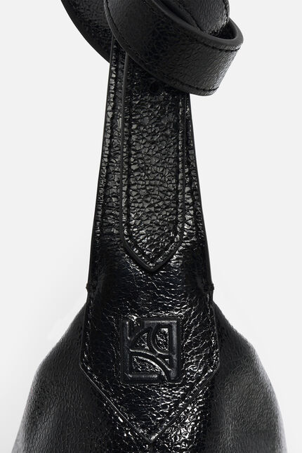 Borsa Soa in pelle naturale nero donna