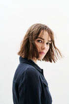 Grace jacket navy blue woman