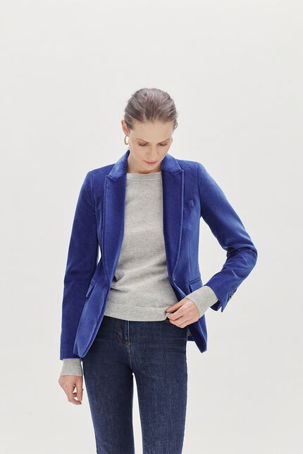 blazer aurora bleu roi femme