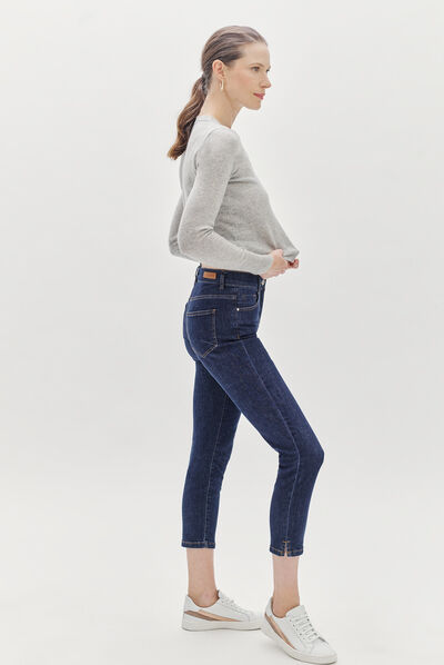 jean pantacourt caleb b denim double stone femme