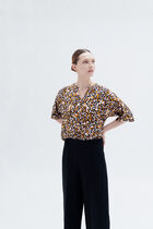 Cado3 shirt cognac brown woman