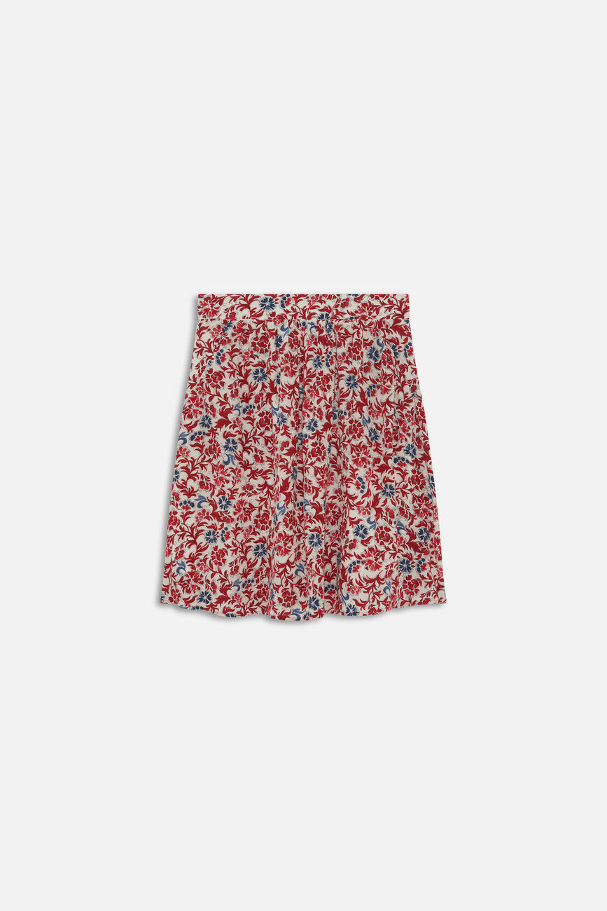 Jupe jade rouge clair femme