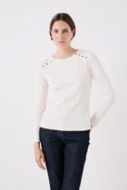 tbenta t-shirt ivory woman