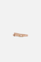 Fayla belt in split leather copper woman