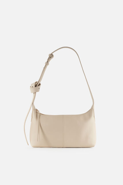 Bolso Soa de cuero natural crudo mujer