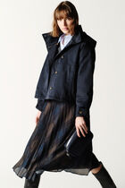 Ginie parka navy blue woman
