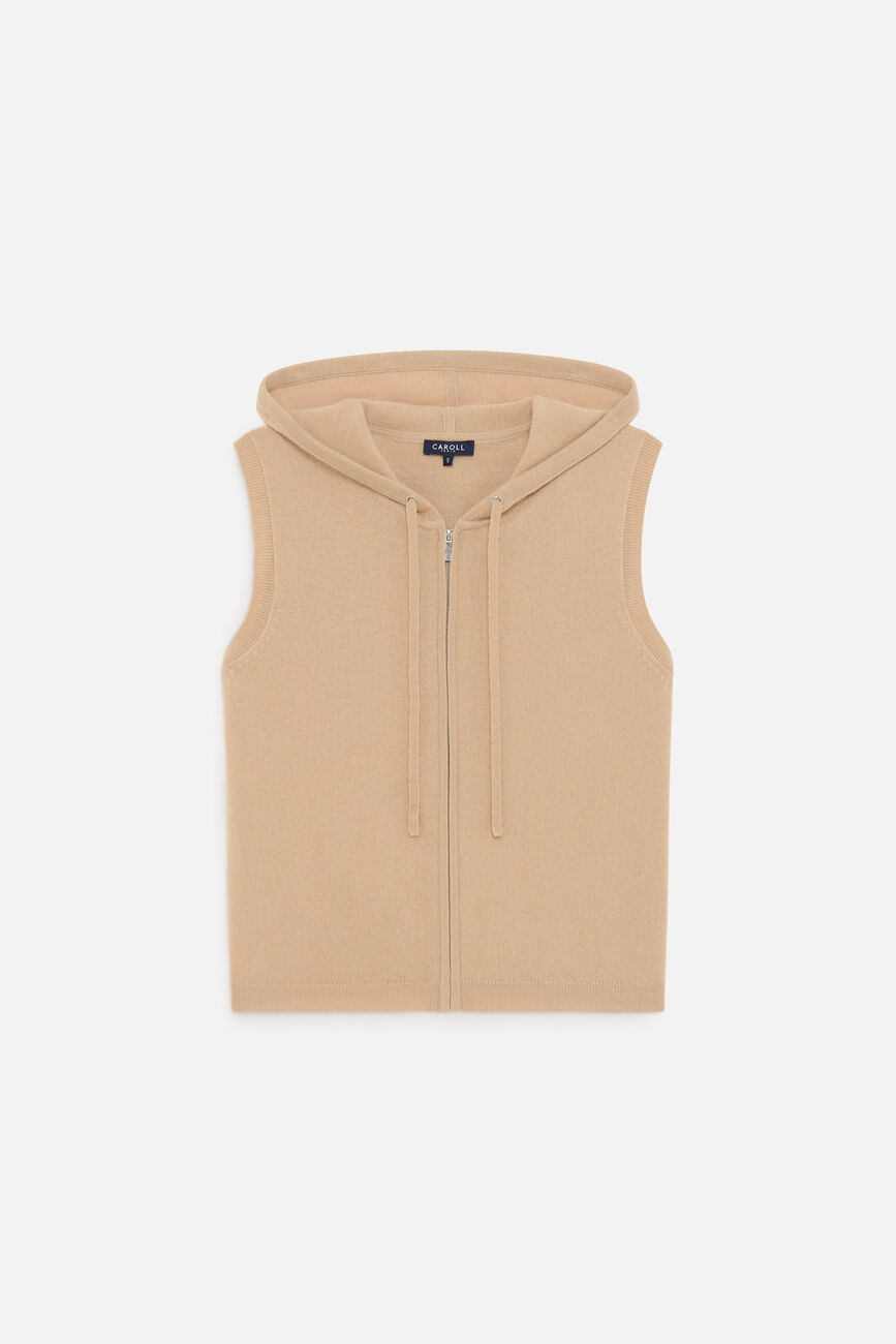 Gilet mbasilou sable femme