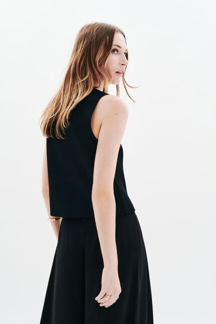 Gilet Mcarmen noir femme