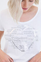 Sheila t-shirt white woman