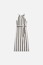 Rstripes dress black woman
