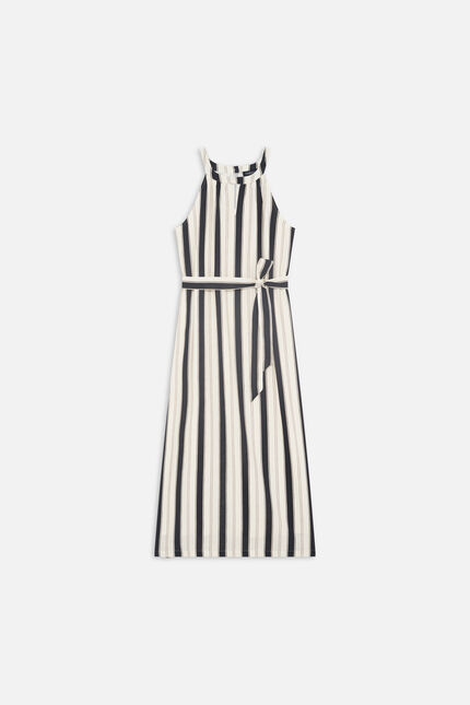 Abito Rstripes nero donna