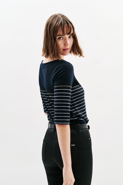 maglietta tolympia blu navy donna Maglietta tolympia blu navy donna