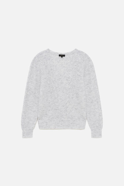 Pull Mpsencer gris clair femme