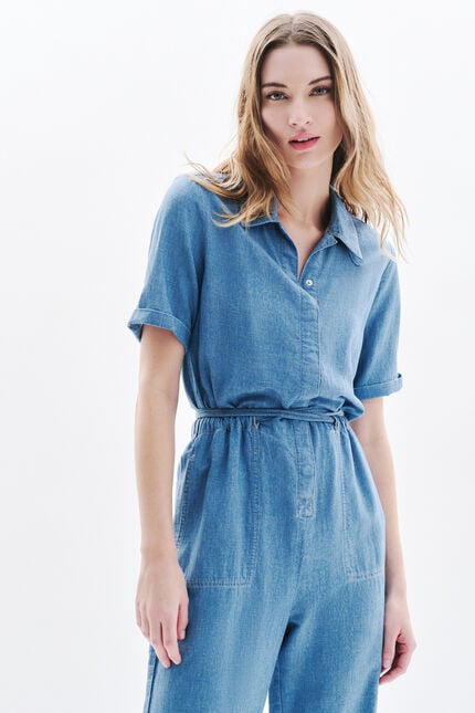 Jumpsuit Belpasso lichtblauw vrouw