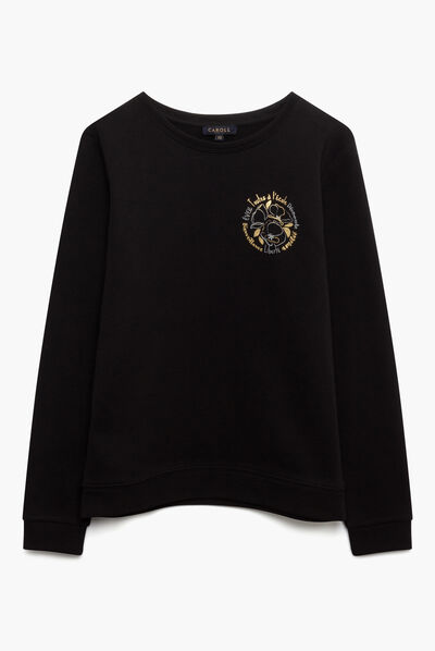 Sweat Jasmin noir femme