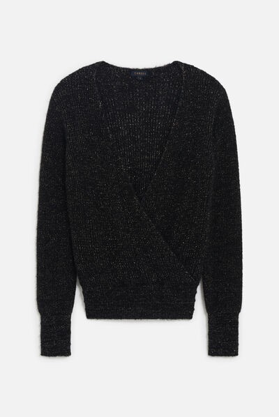Pull monica noir femme