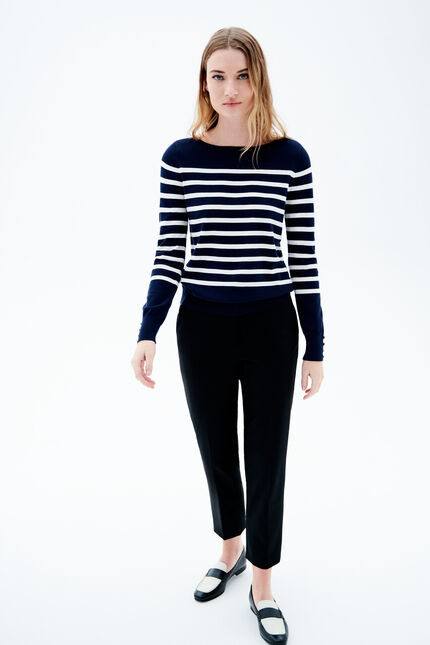 Trui Mjulie marineblauw vrouw