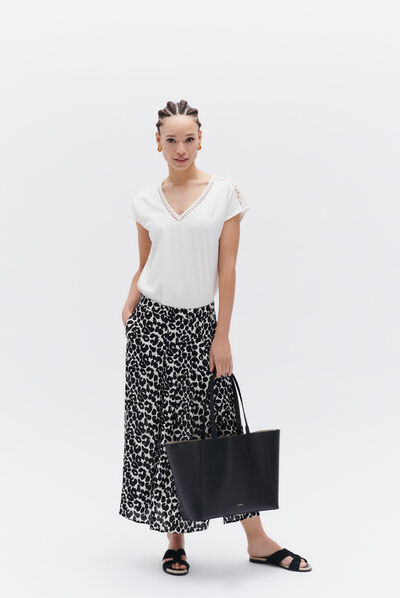 jupe santana noir femme