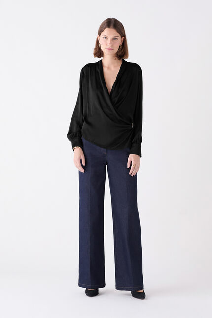 Blouse Coeurly noir femme