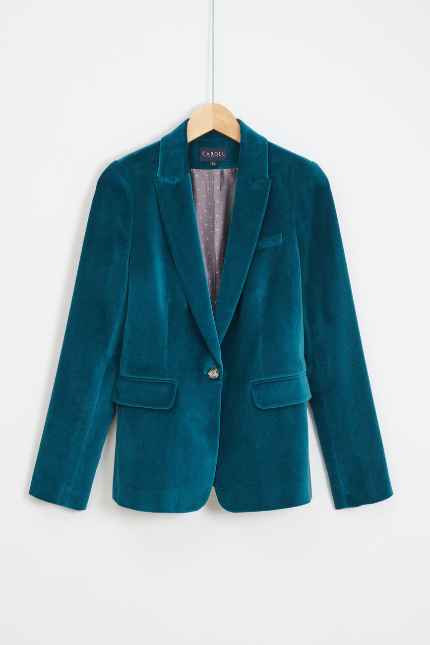 blazer aurora bleu petrole femme
