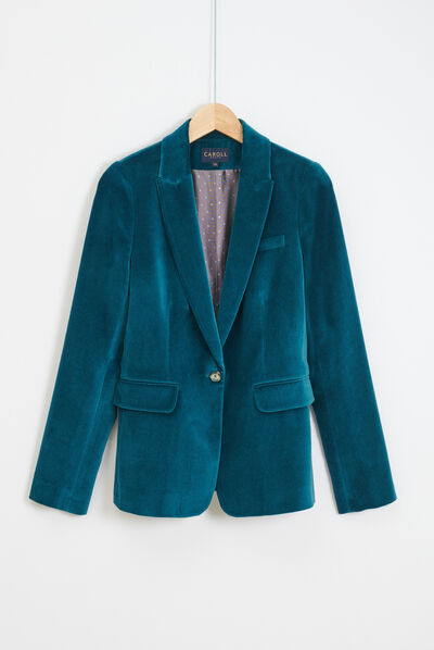 blazer aurora bleu petrole femme