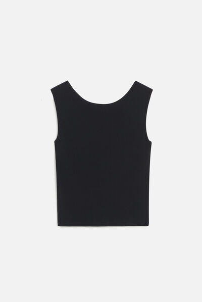 Pull mtess noir femme