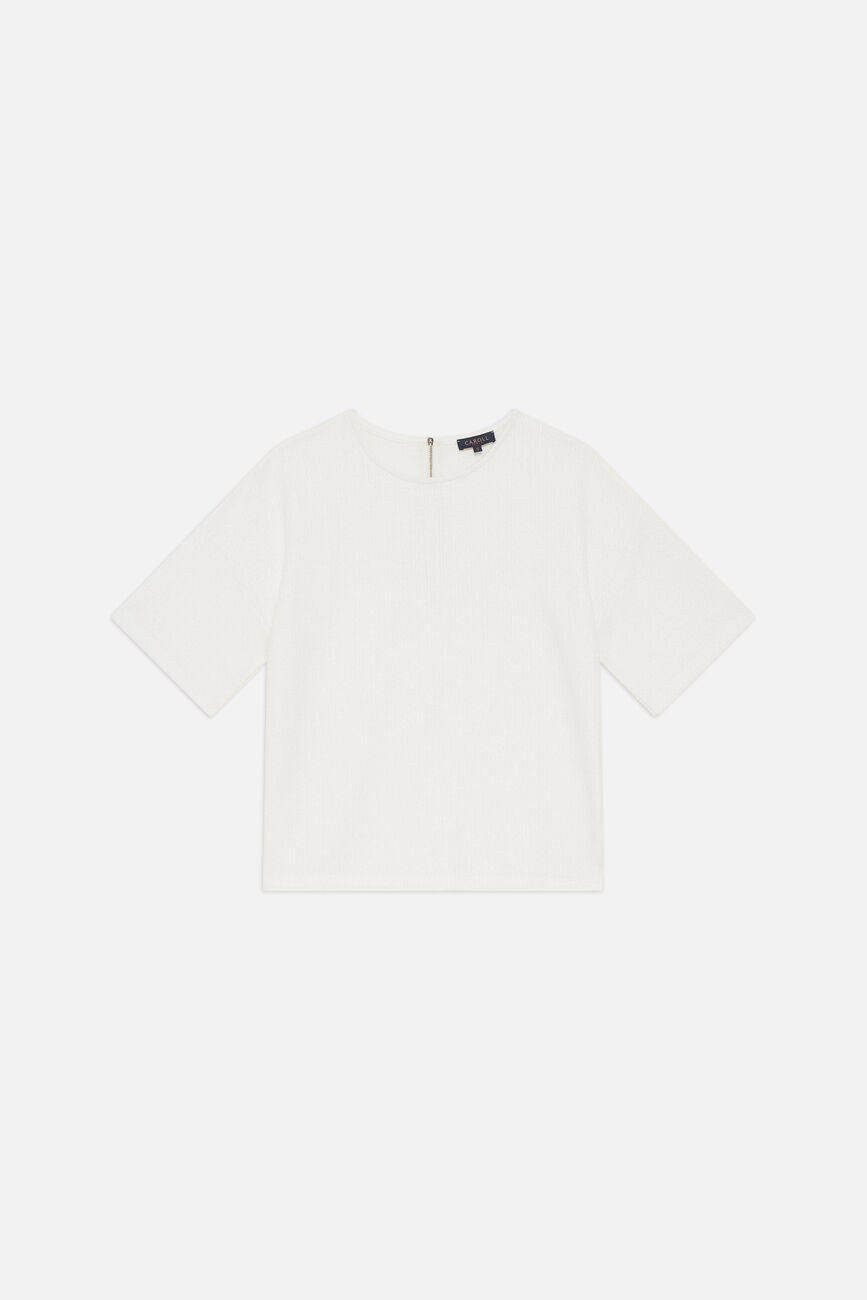 T-shirt Tbaci ecru femme