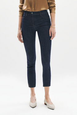 Caprijeans Caleb b denim double stone damen