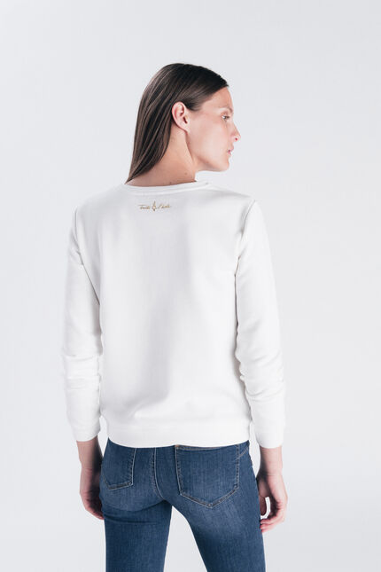 Felpa Jasmin avorio donna