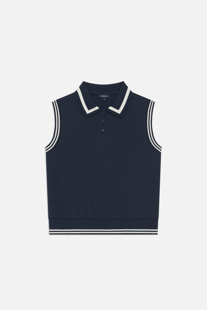 T-shirt tennis bleu marine femme