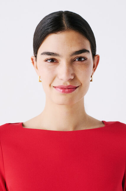 Blouse carmin rouge femme