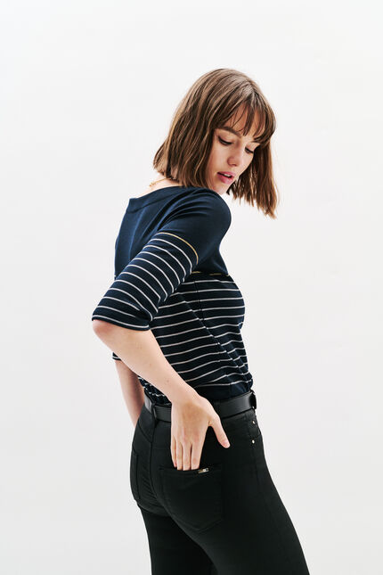 T-shir Tolympia blu navy donna