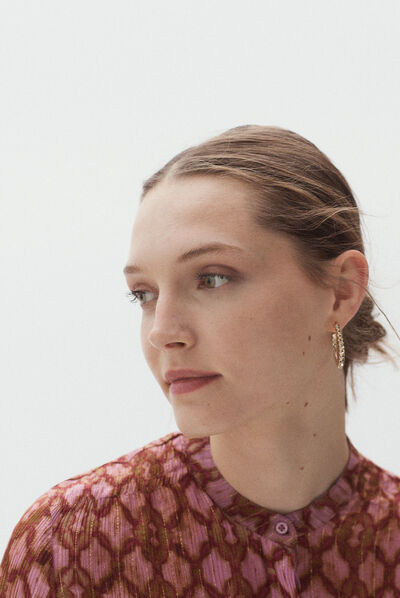 chemisier daphne rose femme