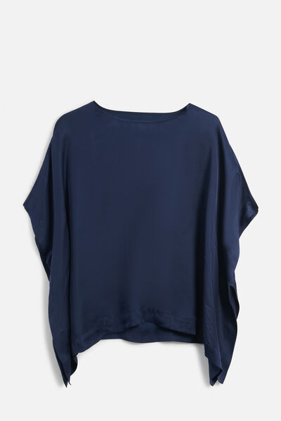 Blusa samuel blu navy donna