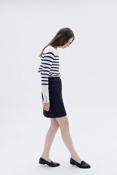 Jupe jlucia denim double stone femme