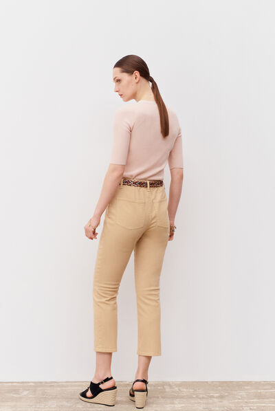 Broek Ben pastelroze vrouw