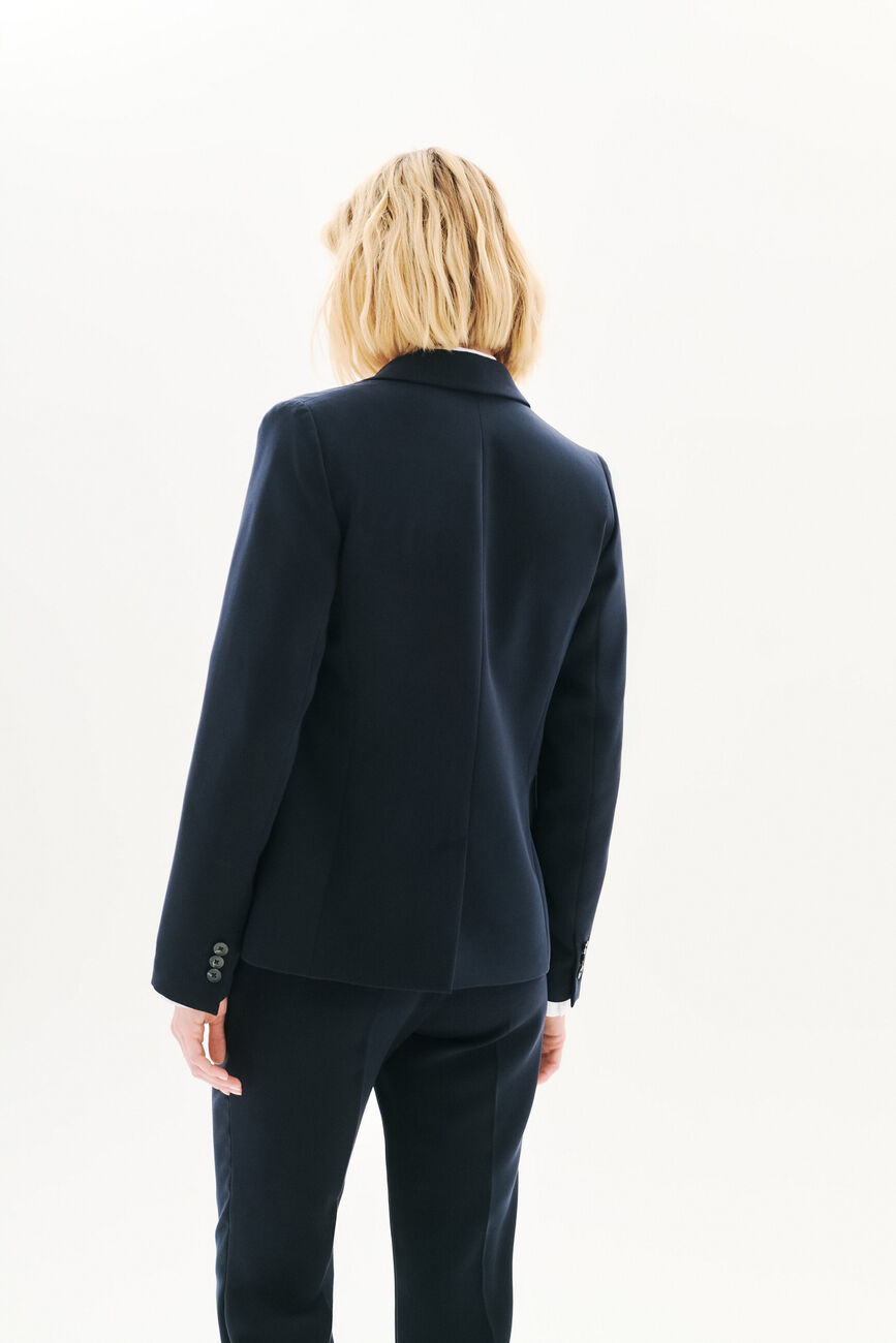 Blazer vantea azul marino mujer