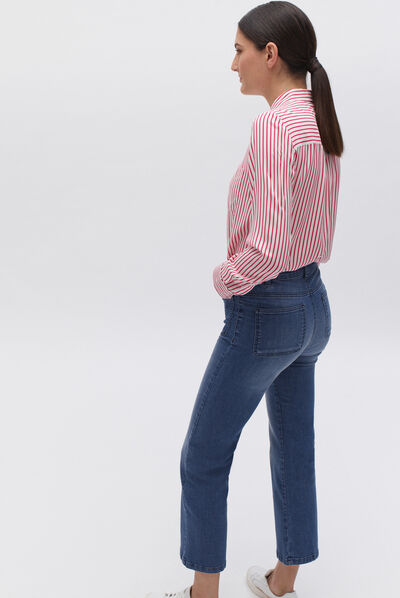 pantalon helston denim stone femme