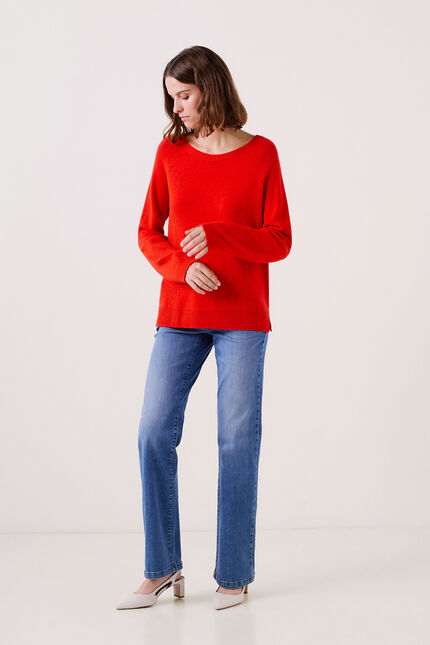 Maglione dimitri arancio donna