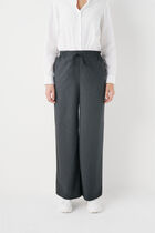 peinture3 pants dark grey woman